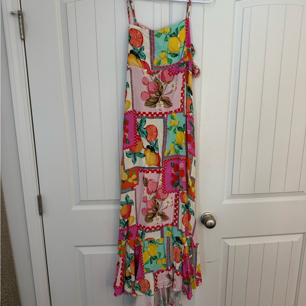 T.J.Maxx Colorful Patchwork Maxi Dress